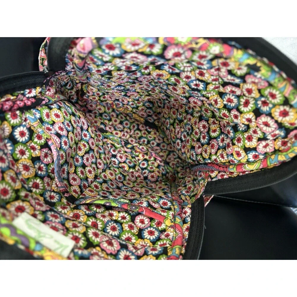 Vera Bradley Symphony in Hue Campus Tech Backpack Retired Quilted Floral Bag VTG